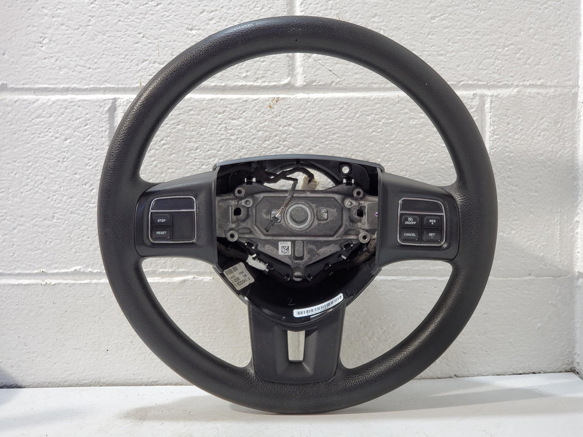 2011-2020 Dodge Caravan Steering Wheel (black)(some marks see pics) OEM