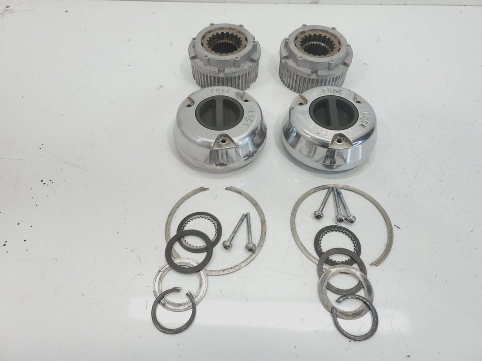 1985-1997 Ford F250 Dana 50 TTB Manual Locking Hub Dana 60 Pair 3 Bolt OEM F350