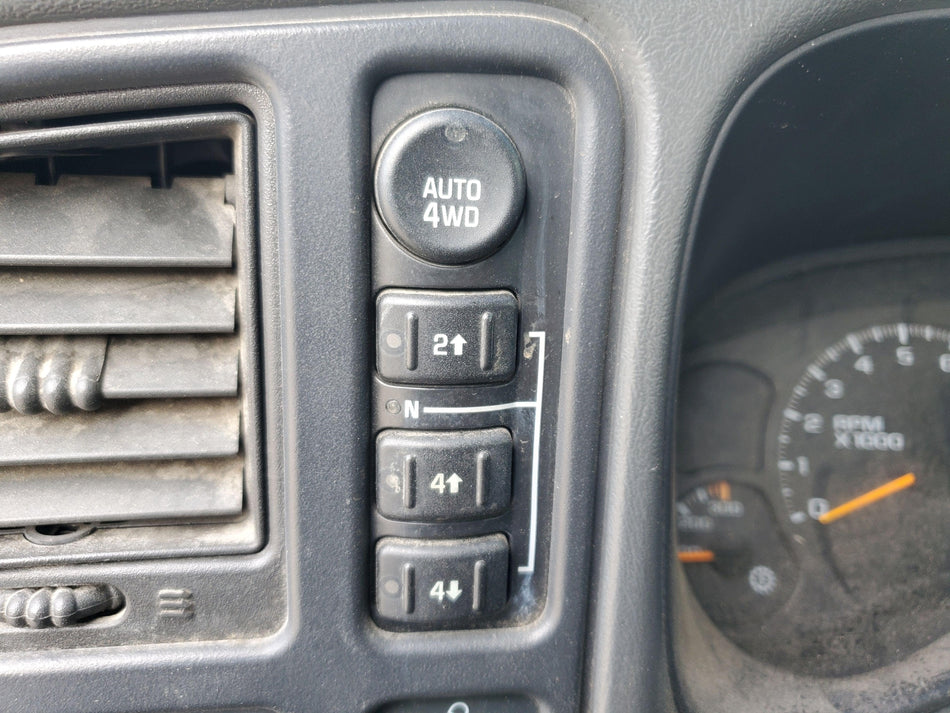 Transfer Case Dash Switch (4 button) 2003-2006 Chevy GMC Silverado Sierra