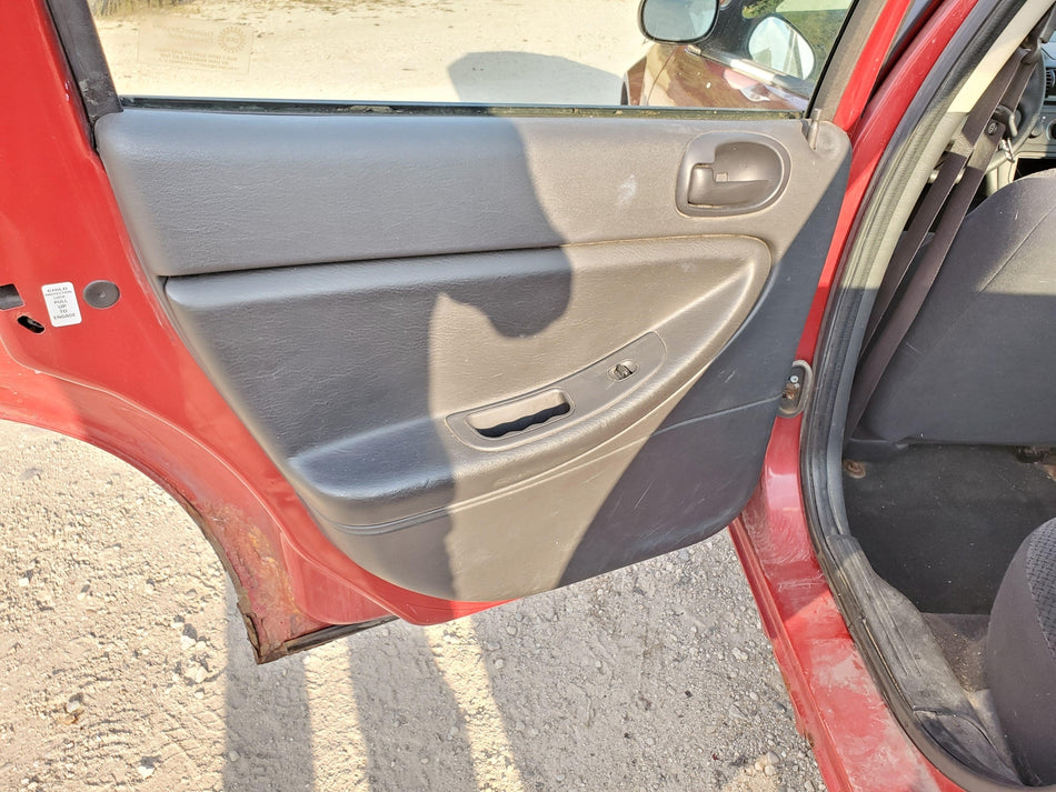 2005-2006 Dodge Stratus Rear LH Inside Door Trim Panel (leather)(w/o switches