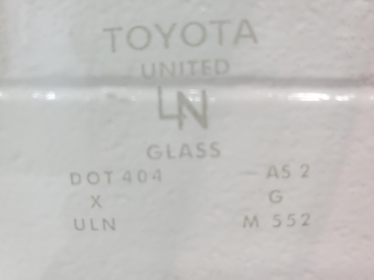1997-2001 Toyota Camry LH Driver Front Door Window Glass OEM w/o Ultra Glass