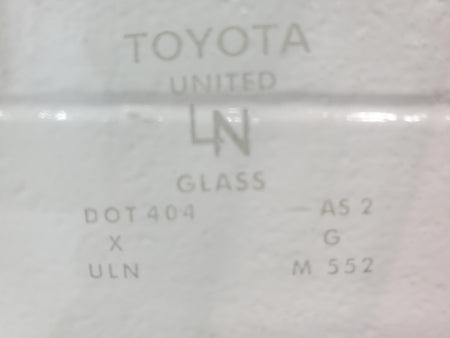 1997-2001 Toyota Camry LH Driver Front Door Window Glass OEM w/o Ultra Glass