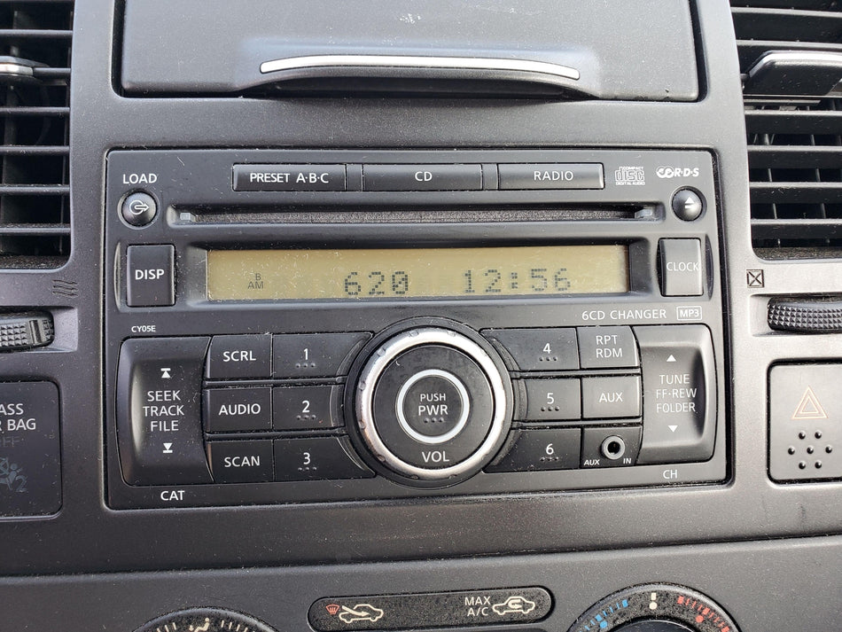 2007-2009 Nissan Versa AM-FM-CD Radio (6 disc)(MP3 OEM