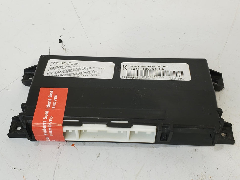 2000-2006 Lincoln LS Theft-Locking Door Mounted Module 3W4T-13C791-HA