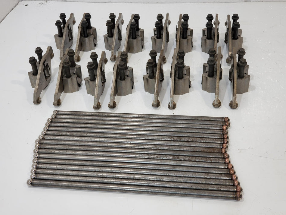1994-2003 Ford 7.3 Powerstroke Diesel Complete Rocker Arm Set w Bolts & Pushrods