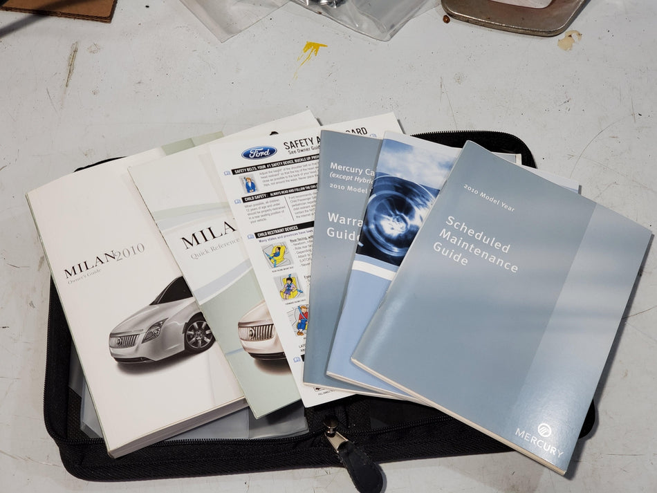 Owners Manual 2010 Mercury Milan