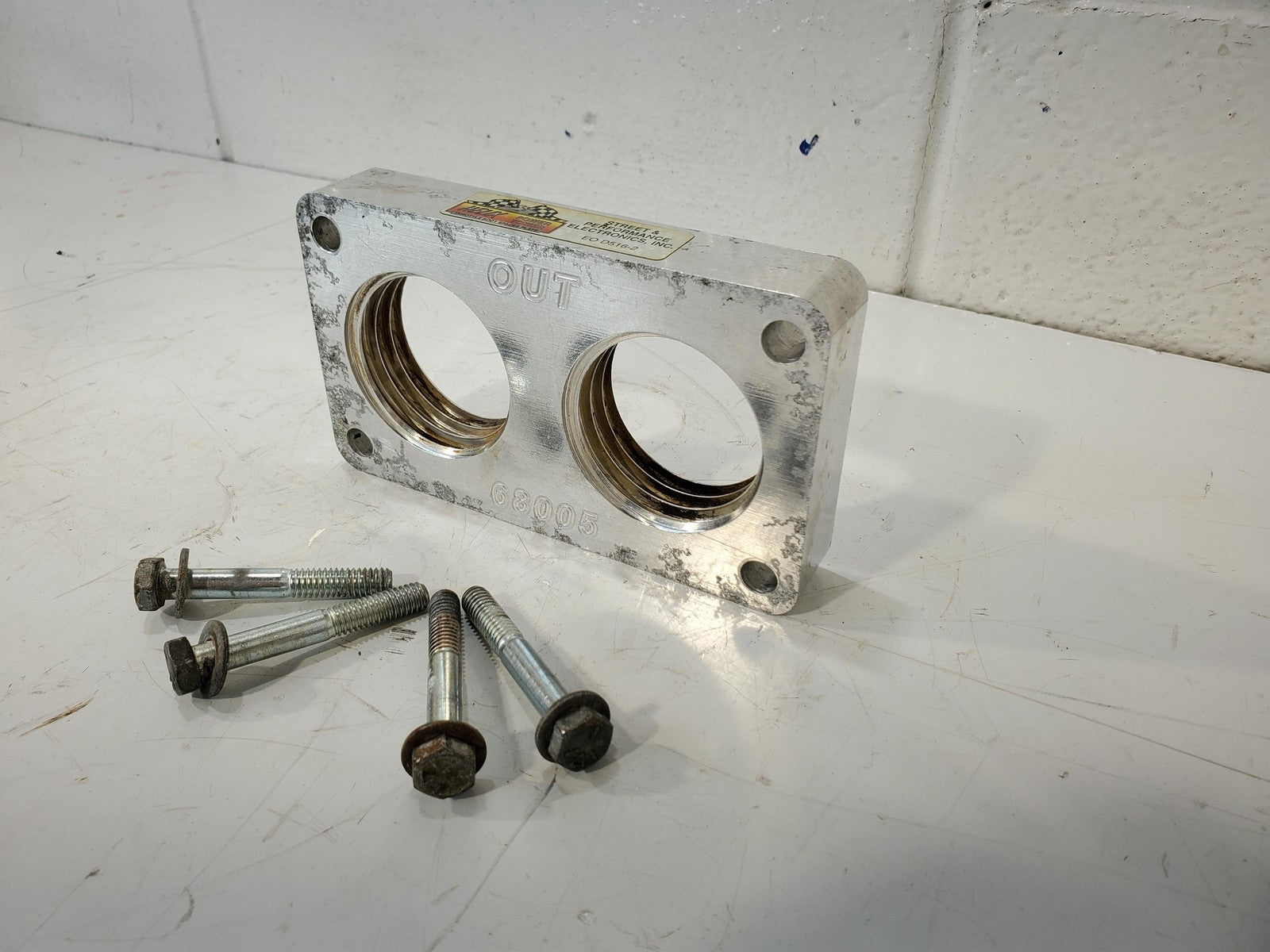 1987-1997 Ford F150 F250 F350 Helix Throttle Body Spacer Power Tower Plate 68005