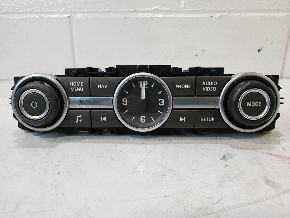 2010-2013 Land Rover Range Rover Sport A/V Equipment Control Panel Clock