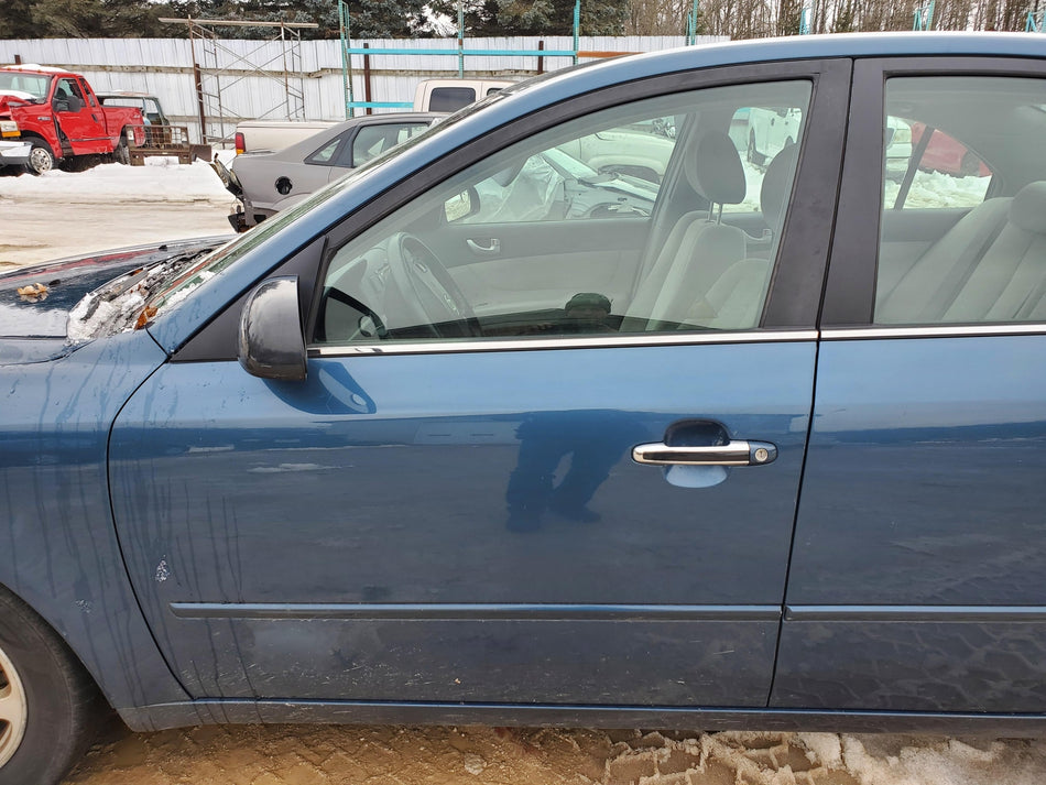 2006-2010 Hyundai Sonata Front LH Door (U1 aurora blue pearl)(electic