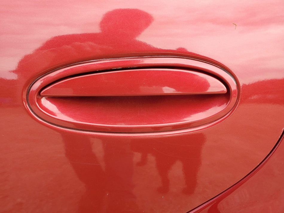 Rear LH Outside Door Handle Assembly (86U crimson red) 2000-2005 Buick LeSabre