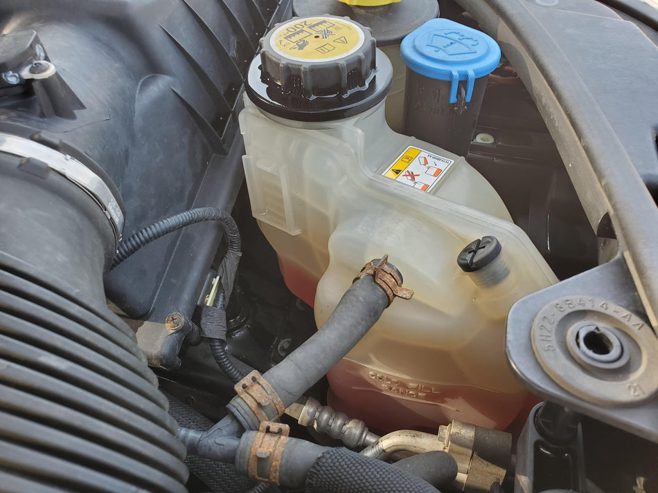 2010-2013 Land Rover Range Rover Sport Coolant Recovery Bottle OEM