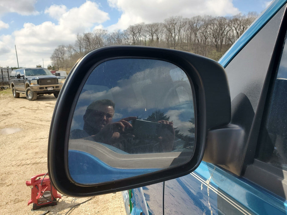 01 02 03 04 05 06 07 Ford F250 F350 F450 F550 LH Door Mirror Pwr Scratches OEM