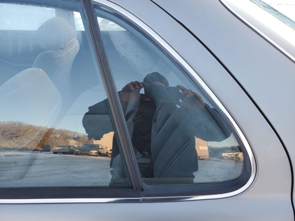 1992-1996 Toyota Camry Vent Window Glass Rear LH Left (AS2 tint)(Driver Side