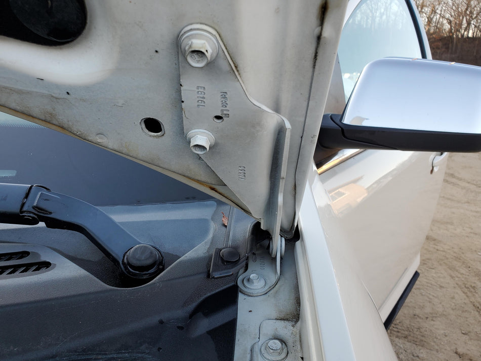 2007-2015 Lincoln MKX 2007-2014 Ford Edge LH Hood Hinge (driver side)(white OEM