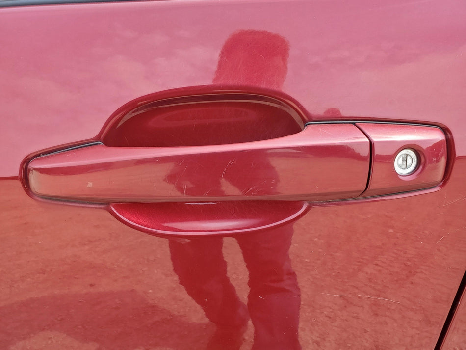 2004-2009 Cadillac SRX Front LH Driver Outside Door Handle Assembly Maroon OEM