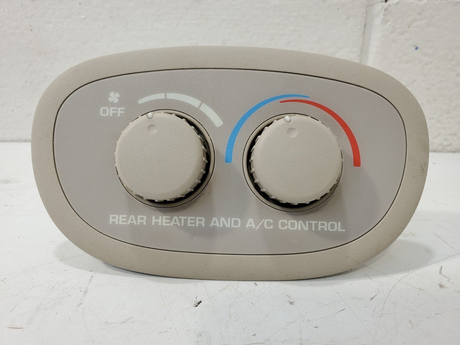 2001-2003 Dodge Durango Rear Heater A/C Control PN# 5HA5OTL2AA Beige/Tan