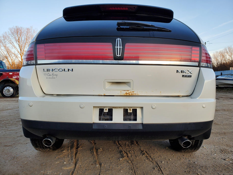 2007-2010 Lincoln MKX Rear Upper Bumper Cover (park assist)(white