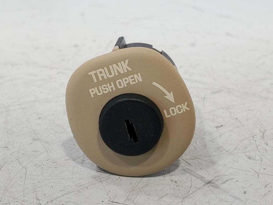 2004-2005 Buick LeSabre Trunk Open Switch Lockable TAN OEM 25767050