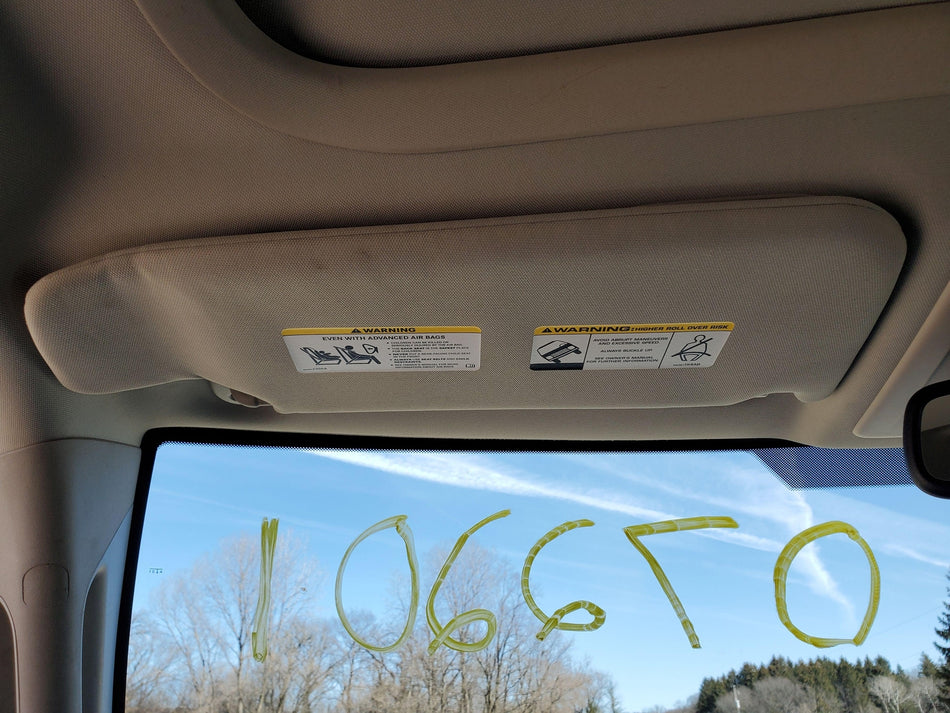 2006-2010 Left LH Sun Visor (gray)(illumination)  Jeep Commander