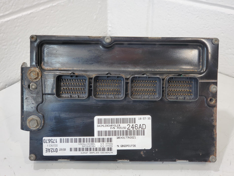 2008-2010 Dodge Charger 3.5L P05150246AD Engine Control Module Ecm P05187012AE