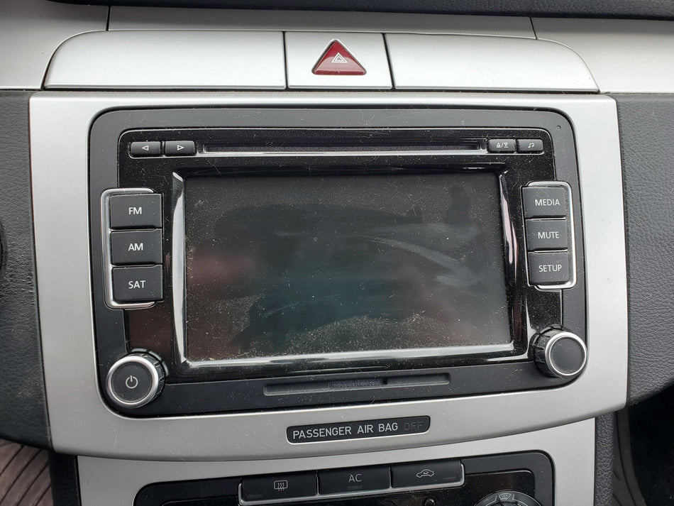 2009-2012 Volkswagen CC Radio Bezel Trim (silver)(radio not included
