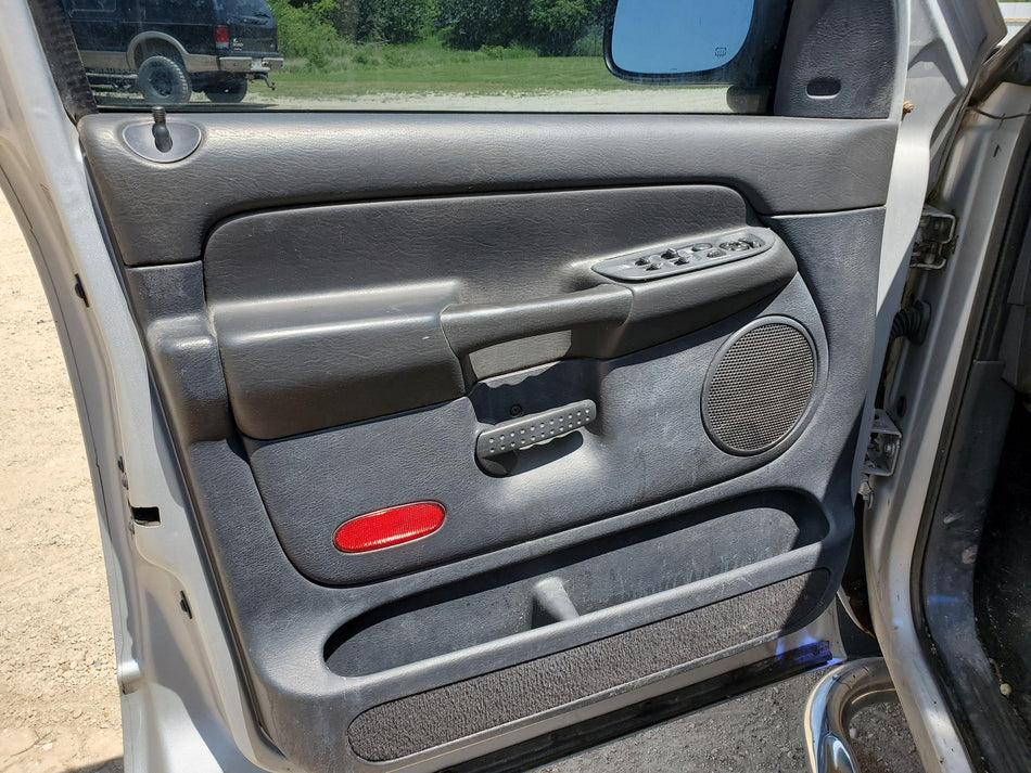 2002 Dodge RAM 1500 Quad Cab Front LH Inside Door Panel (DV dark slate gray)