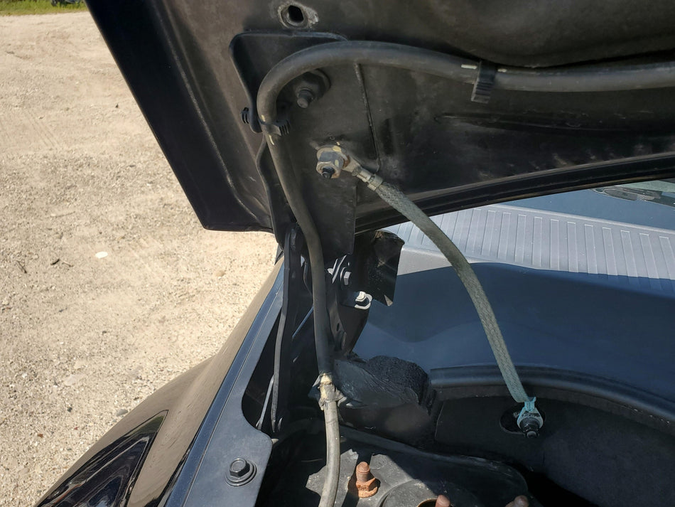 2007-2012 Dodge Caliber Front RH Hood Hinge (PXR black pearl