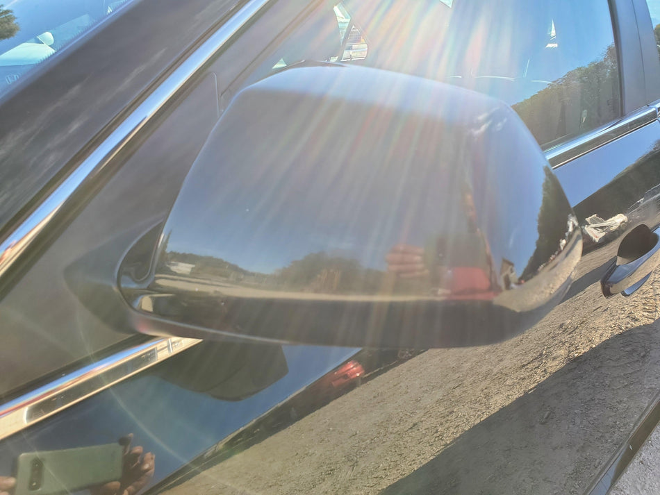 2008-2014 Cadillac CTS LH Door Mirror (power)(black raven)(needs new glass)(Sdn