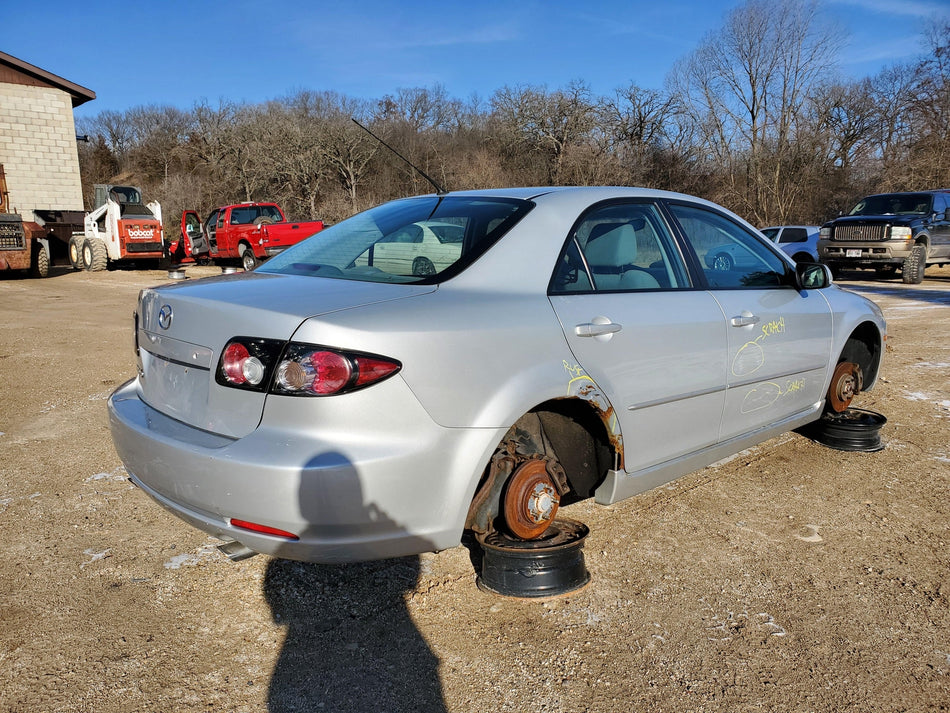 2003-2008 Mazda 6 Outside Door Handle Rear RH (Passenger Side)(silver metallic