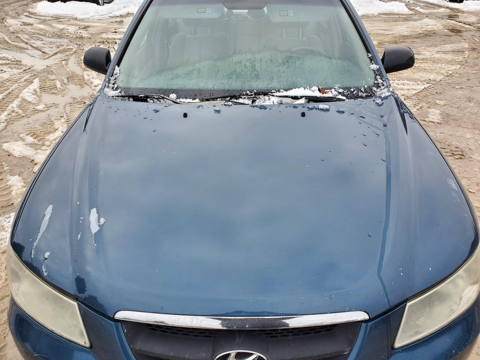 2006-2010 Hyundai Sonata Hood (U1 aurora blue pearl)(paint peel)(rock chips