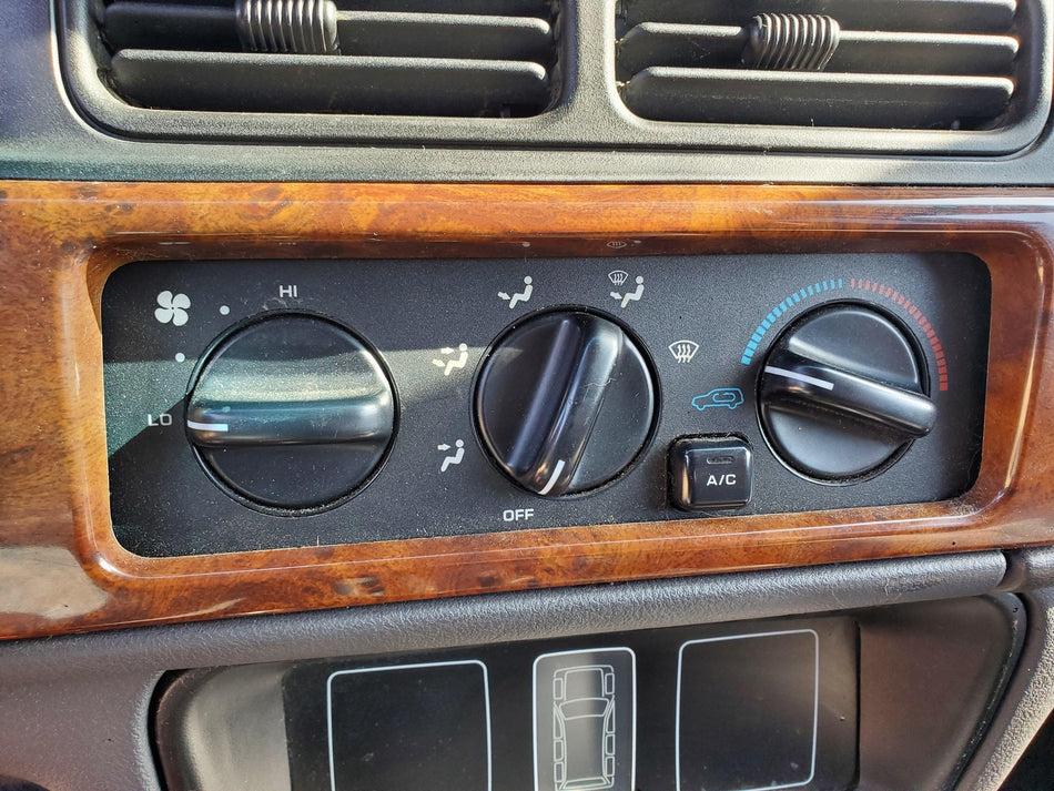 1993-1996 Jeep Grand Cherokee A/C Heater Control (manual control)(from 11/11/92