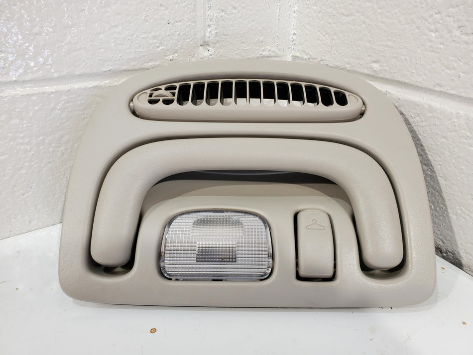 2001-2007 Dodge Caravan Right Grab Handle-Interior Light-Heat Vent (gray