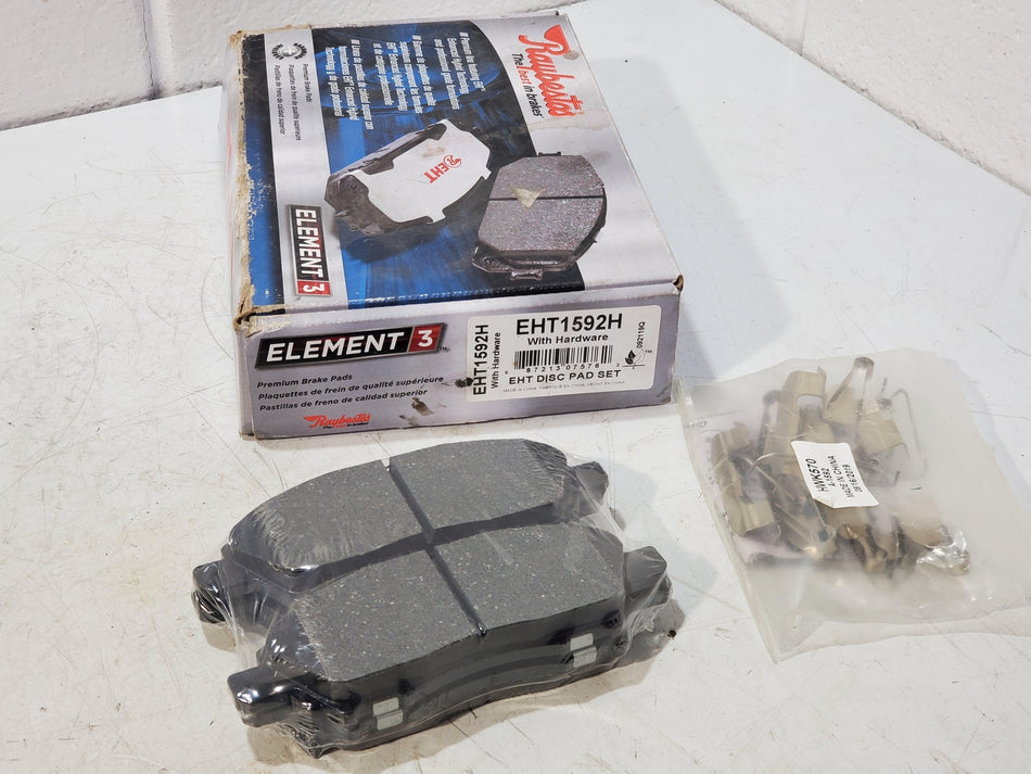 2012-2019 Nissan Versa Front Brake Pad Set New Aftermarket Raybestos EHT1592H