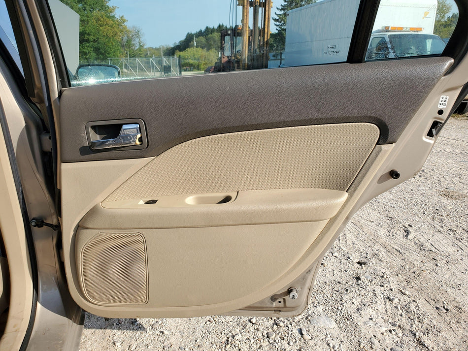 2006-2009 Ford Fusion Rear RH Inside Door Panel (leather)(camel OEM