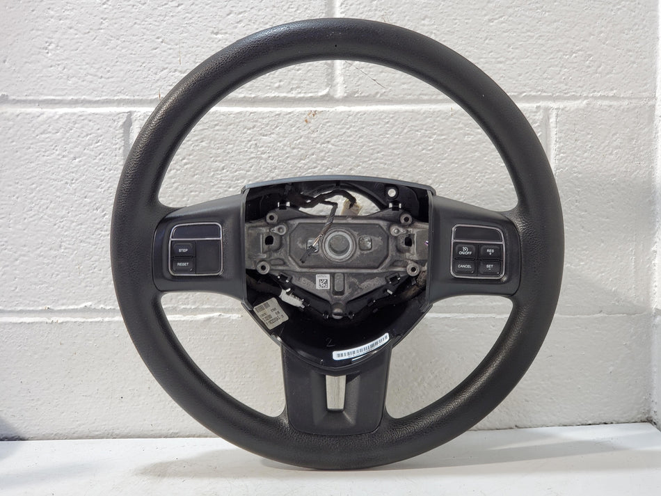 2011-2020 Dodge Caravan Steering Wheel (black)(some marks see pics) OEM