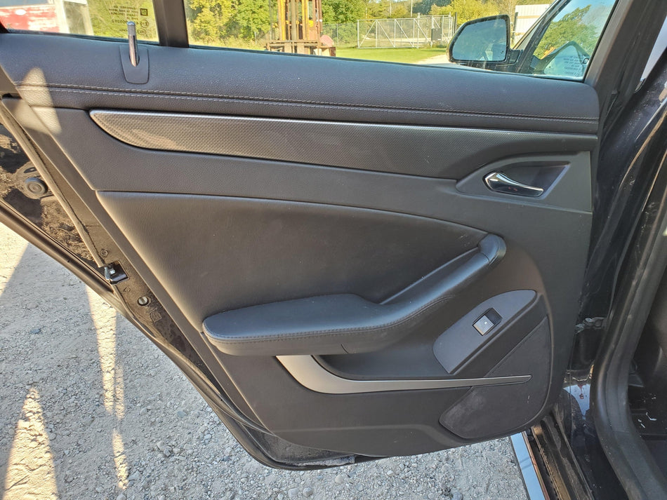 2008-2013 Cadillac CTS Rear LH Inside Door Panel (AFA ebony/ebony)(Sdn OEM