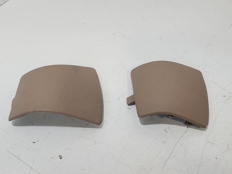 1992-1996 Ford E150 E250 E350 Van Front LH RH Shoulder Belt Opening Bezel TAN