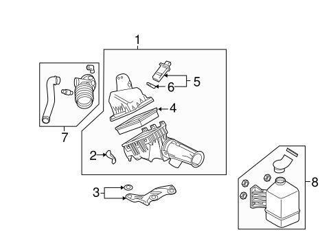 Air Filter Box Resonator (3.0L)(#8 in parts breakdown) 2006-2009 Ford Fusion