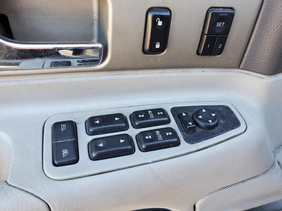 2003-2006 Lincoln LS Front LH Driver Master Window Switches (S dove gray OEM