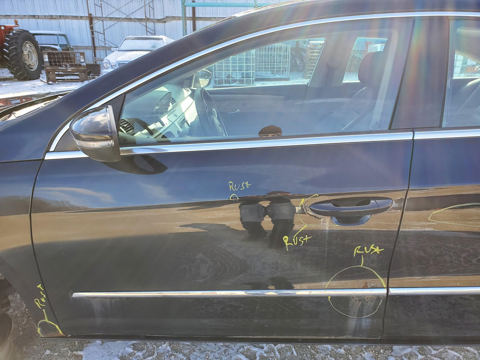 2009-2017 Volkswagen CC Front LH Driver Door (black) (surface rust see pics
