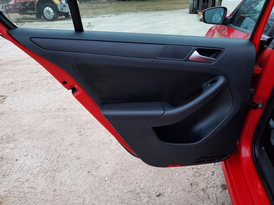 2011-2012 Volkswagen Jetta Rear LH Inside Door Panel (driver side)(sdn)(black