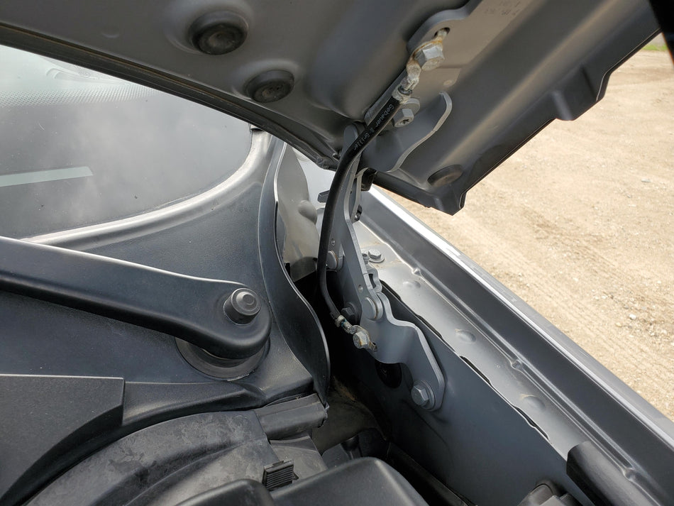 2007-2012 BMW 328 Front LH Hood Hinge (space gray met