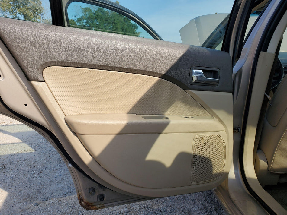 2006-2009 Ford Fusion Rear LH Inside Door Panel (leather)(camel OEM