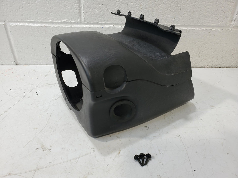 2000-2007 Ford Focus Steering Column Cover Bezel Upper & Lower Trim Black OEM