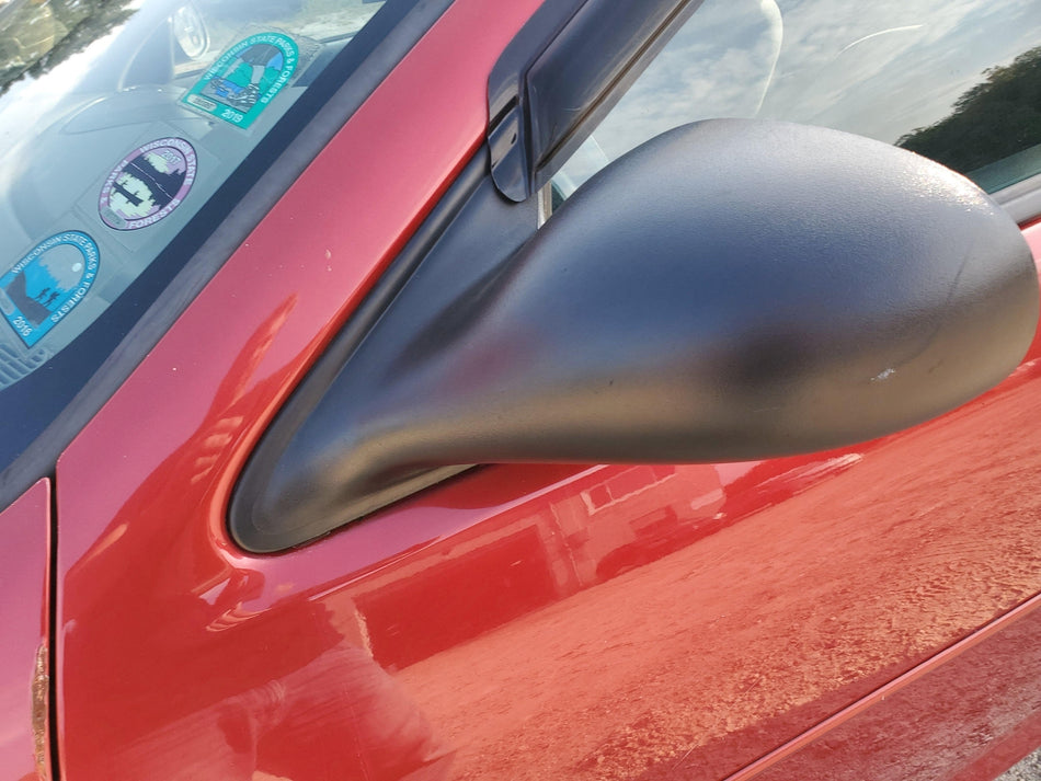 LH Door Mirror (power)(Sdn)(fixed)(black) 2001-2006 Dodge Stratus