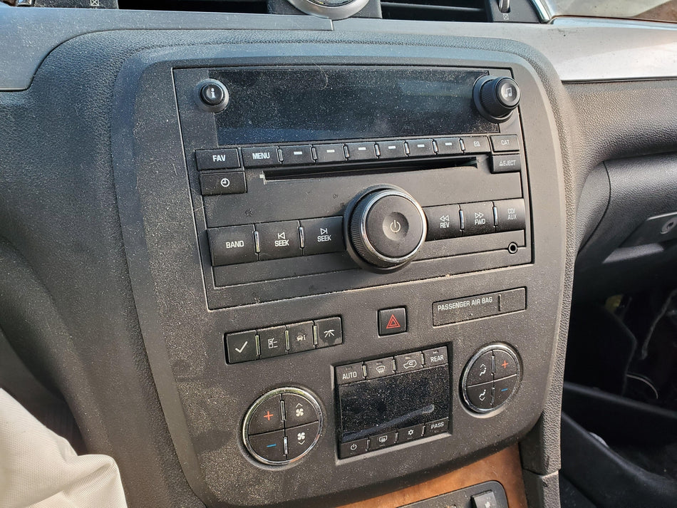 2010-2012 Buick Enclave AM-FM Audio Video Disc (opt UUJ OEM