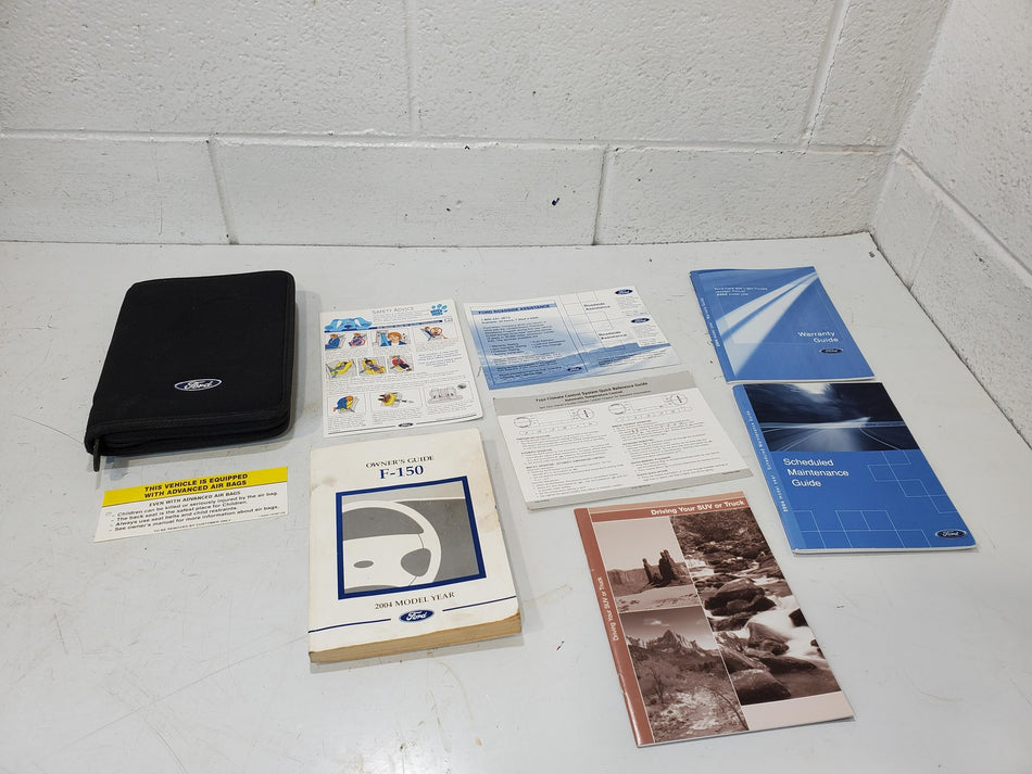 2004 FORD F 150 Owners Manual OEM with Supplemental Books and Soft Case