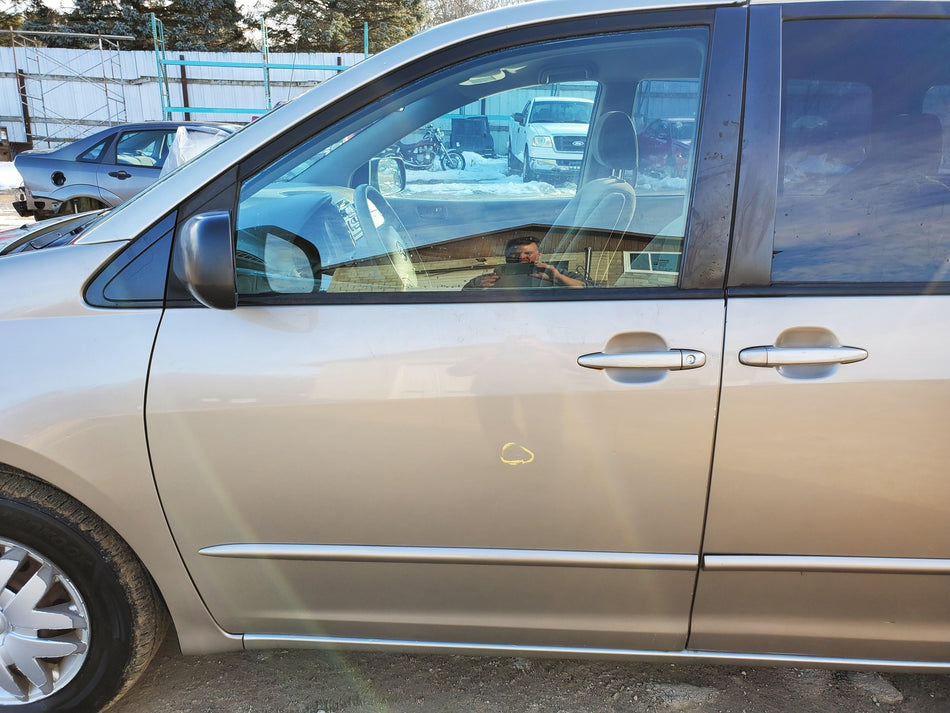 2004-2010 Toyota Sienna Front LH Door Shell (4Q2 Beige