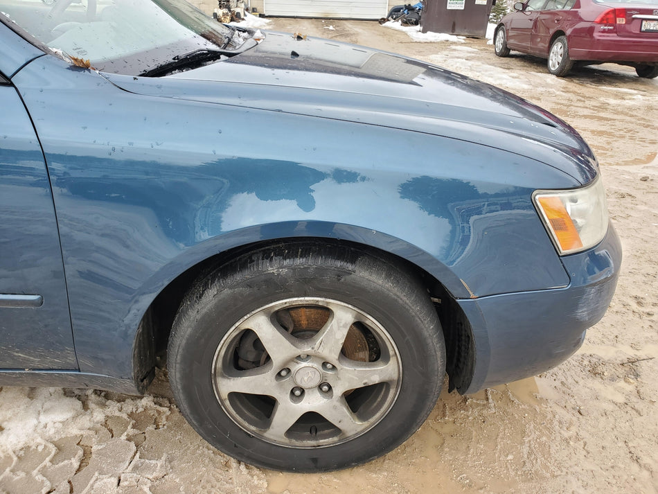 2006-2010 Hyundai Sonata RH Passenger Side Fender (U1 aurora blue pearl