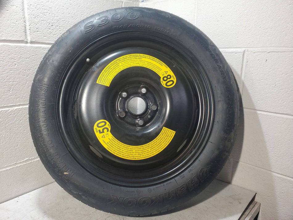2009-2017 Volkswagen Tiguan Spare Tire/Wheel T145/80R18 18x4